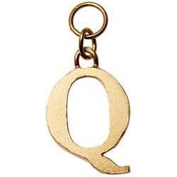 LD-LT-Q-YG Ludique Lettres Q Gold