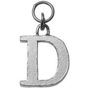 LD-LT-D-SV Ludique Lettres D Silver