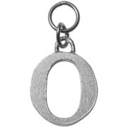 LD-LT-O-SV Ludique Lettres O Silver