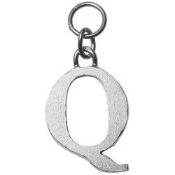 LD-LT-Q-SV Ludique Lettres Q Silver