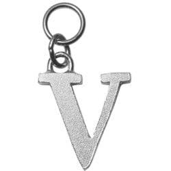 LD-LT-V-SV Ludique Lettres V Silver