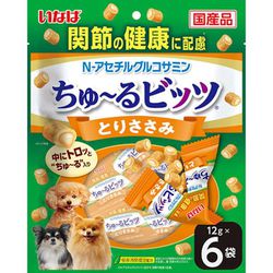 ちゅーるビッツ 関節の健康に配慮 とりささみ [犬用 12g×6袋]