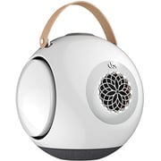 ub+ dB1スピーカー Bluetooth 5.3 IPX5防水 連続再生最大20時間 APP連動 TWSモード 球形デザイン ホワイト ub-db1