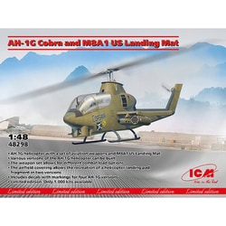 ICM 48298 1/48 アメリカ陸軍 AH-1G コブラ＆M8A1 US ランディングマット [組立式プラスチックモデル]
