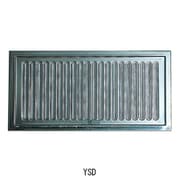 ステンレス床下換気孔 網付 スライド式 UK-YSD1545-SM