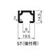 ピクチャーレイル ギャラリー ST（後付用） 2000mm シルバー