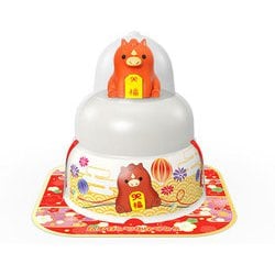 【限定】福餅入り鏡餅小飾り干支マスコット付き