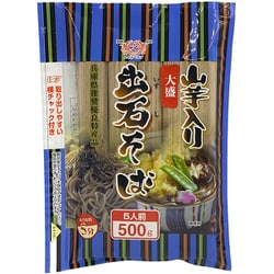 山芋入り大盛出石そば（横チャック付き） 500g