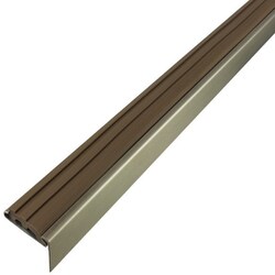 D100-1H-19 [ノンスリップ タイヤ付 ライトブラウン 穴あき 1m]