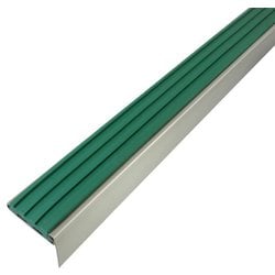 D105-1H-13 [ノンスリップ タイヤ付 ライトグリーン 穴あき 1m]