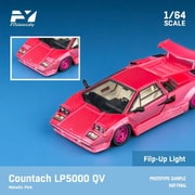 FY64060 1/64 ランボルギーニ カウンタック Lp5000 QV メタリックピンク [ダイキャストミニカー]