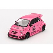 MGT00851-L 1/64 アバルト 595 LB-WORKS×Abas Works ピンク 左ハンドル [ダイキャストミニカー]