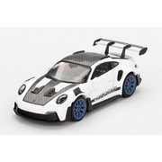 MGT00853-R 1/64 ポルシェ 911 992 GT3 RS ヴァイザッハパッケージ ホワイト w/インディゴブルー 右ハンドル [ダイキャストミニカー]