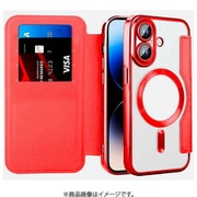 RM-16MGPL-RD [ロイヤルモンスター iPhone 16 Plus用 Magsafe対応手帳型ケース カードポケット付き]