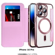 RM-16MGPR-PK [ロイヤルモンスター iPhone 16 Pro用 Magsafe対応手帳型ケース カードポケット付き]