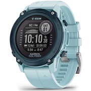 Descent G1(ディセント G1)Dual Power Ocean Edition Azure 45.5mm シリコンバンド ダイビングウォッチ Suica対応 GPSダイブコンピューター 010-02604-44