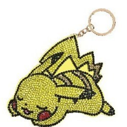 ポケットモンスター ラインストーン マスコットクリーナー お休み ピカチュウ
