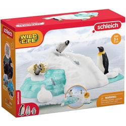 激レア⭐︎シュライヒ　Schleich ペンギンフィギュア　２点 楽天市場】シュライヒ 動物フィギュア コウテイペンギン 子連れ