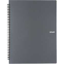 クリアーファイル ito/oshi イトオシ ツインリング型クリアーファイル 9ポケット ブラック FL-320CF