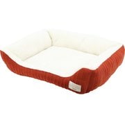 Homey ニットリバーシブルスクエアベッド M オレンジ