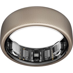 スマートリング Amazfit Helio Ring（ヘリオ リング） リングサイズ US12（リング内周：71.3mm） チタン合金 充電式 10ATM 睡眠モニタリング 心拍/温度/EDA/加速度センサー チタン