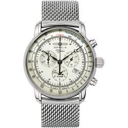 100 YEARS ZEPPELIN Chronograph Alarm （100周年記念シリーズ クロノグラフアラーム ） 正規品 2年保証 8680M-3
