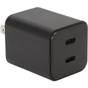 35W ACチャージャー Type-C2ポート BK QU-0202BK