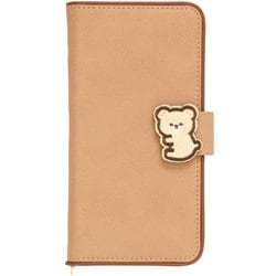 ML-L-HGK03 [HUG KUMA マルチ手帳型ケース BE]