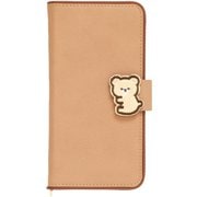 ML-L-HGK03 [HUG KUMA マルチ手帳型ケース BE]