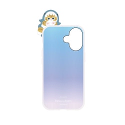 MOFU-49A [iPhone 16用 フレーム IIIIfit Clear ケース（イーフィットクリアケース） mofusand サメにゃん]