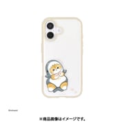 MOFU-61IV [iPhone 16用 IIIIfit Clear ケース（イーフィットクリアケース） mofusand アイボリー]