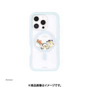 MOFU-66BL [iPhone 16 Pro用 MgSafe対応 プランプフレームケース mofusand ブルー]