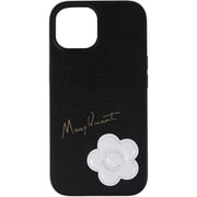 IP15-MQ22 [iPhone 15 エナメルデイジーハイブリッドケース BK]