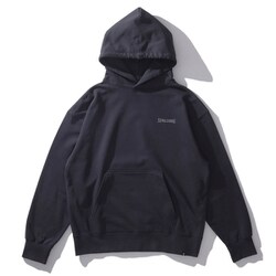 SMJ24101 [コートサイド フーディ ジップ ポケット Mサイズ ブラック]