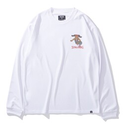SMT24113 [ロングスリーブ Tシャツ ビーグル レッツ プレイ フープス XLサイズ ホワイト]