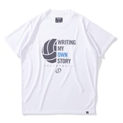 SMT24119V [バレーボール Tシャツ オウン ストーリー Lサイズ ホワイト]