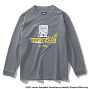 SJT24164S [ジュニア ロングスリーブTシャツ スポンジ・ボブ イエロー 140cm ヘザーグレー]