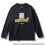 SJT24164S [ジュニア ロングスリーブTシャツ スポンジ・ボブ イエロー 140cm ブラック]