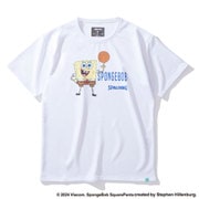 SJT24171S [ジュニア Tシャツ スポンジ・ボブスピニング バスケットボール 130cm ホワイト]