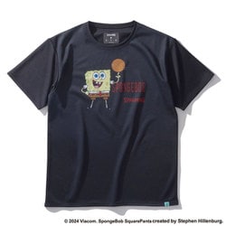 SJT24171S [ジュニア Tシャツ スポンジ・ボブスピニング バスケットボール 130cm ブラック]