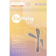 温圧 温活 インナー スタイル補整 着圧 フェムケア あったか ソックス ふわりぃスリム ソックスタイプ ミドル スモーキーホワイト