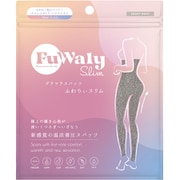 温圧 温活 インナー スタイル補整 着圧 フェムケア あったか スパッツ ふわりぃスリム スパッツタイプ スモーキーホワイト LーLL
