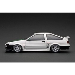 イグニッションモデル IG2968 1/18 RWB AE86 4AGエンジン Ignition Model 1:18 Toyota AE86 RWB in White & Black with