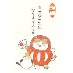 ぽち袋 だるまとおもち にっこりどうぶつ KJ070