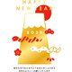 2025年 私製年賀 箔 富士山巳 3枚入 NH029