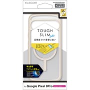 PM-P242TSFCMWH2 [Google Pixel 9 Pro ケース ハイブリッド カバー 衝撃吸収 軽量 薄型 カメラレンズ保護設計 磁力装着 ワイヤレス充電可 ストラップホール付 背面クリア ストラップホールシート付 TOUGH SLIM LITE ホワイト]