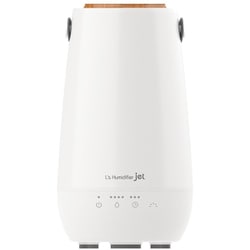 フレアライトとデュアルファン搭載のジェット加湿器 L's Humidifier Jet（エルズ ヒュミディファイア ジェット） ホワイト LS-HFJ24WH