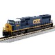 176-7616 Nゲージ完成品 ディーゼル機関車 EMD SD70M Flat Radiator CSX #4679 [鉄道模型]