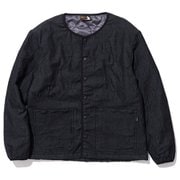 デニムキルトカーディガン DENIM QUILT CARDIGAN insulated POLARTEC POWER FILL RXMF244010 BLACK USED Mサイズ [アウトドア 中綿ウェア メンズ]
