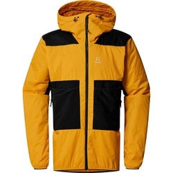 スピッツ ミミック フード Spitz Mimic Hood Men 606584 5R8 Sunny Yellow/True Bl Sサイズ [アウトドア 中綿ウェア メンズ]